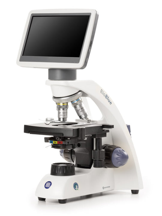BioBlue monocular microscope with LCD screen BB.4220-LCD - www.letscopes.com