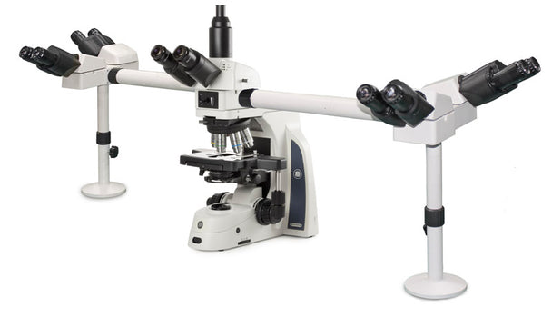 Microscope multi-têtes 5 observateurs Delphi-X Observer DX.1156-PLi/5 - www.letscopes.com