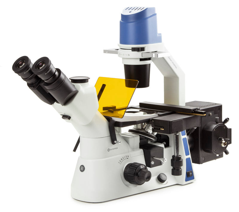 Oxion Inverso inverted trinocular microscope OX.2453-PLF - www.letscopes.com